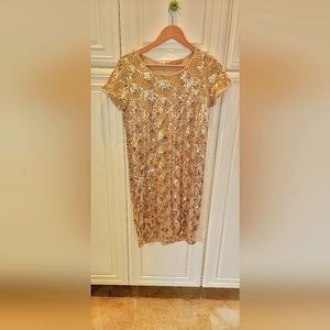 Ellen Tracy Sequined Cocktail Dress